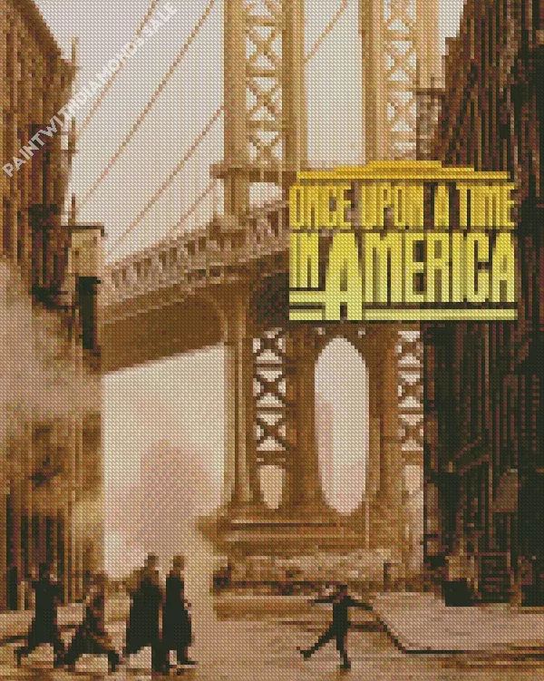 once upon a time in america Diamond With Numbers Once Upon A Time In America Diamond Painting