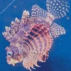 Pink Lionfish Diamond Painting