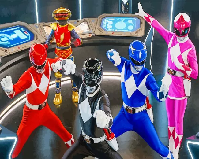 power rangers art Diamond Dotz Power Rangers Art Diamond Painting