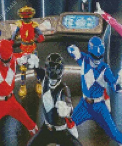 Power Rangers Art Diamond Painting