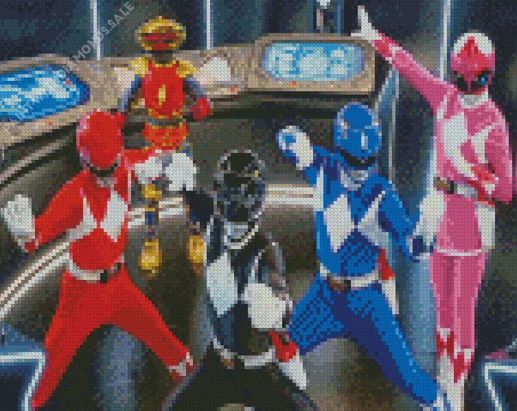 power rangers art Diamond Paintings Power Rangers Art Diamond Painting