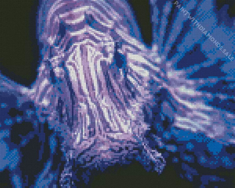 purple neon Lionfish Diamond Paintings Purple Neon Lionfish Diamond Painting