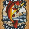 Red Bass Fish Diamond Painting