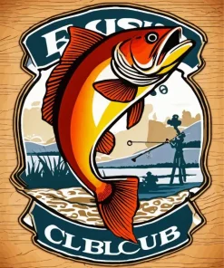 Red Bass Fish Diamond Painting