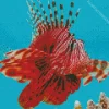 Red Lionfish Diamond Painting
