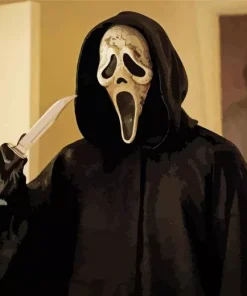 Scary Ghostface Diamond Painting