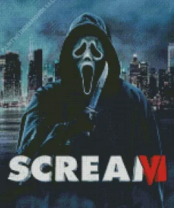 Scream Ghostface Character Diamond Painting