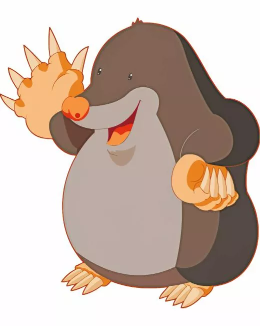 smiling cartoon Mole Diamond Paintings Smiling Cartoon Mole Diamond Painting