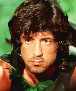 Sylvester Stallone As John Rambo Art Diamond Painting