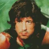 Sylvester Stallone As John Rambo Art Diamond Painting