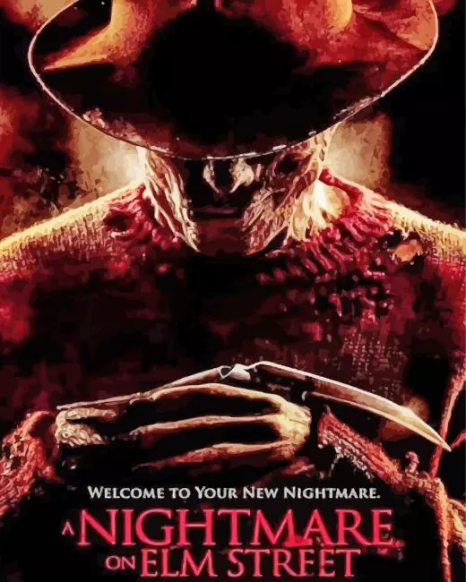 the A Nightmare on Elm Street Diamond By Numbers The A Nightmare On Elm Street Diamond Painting