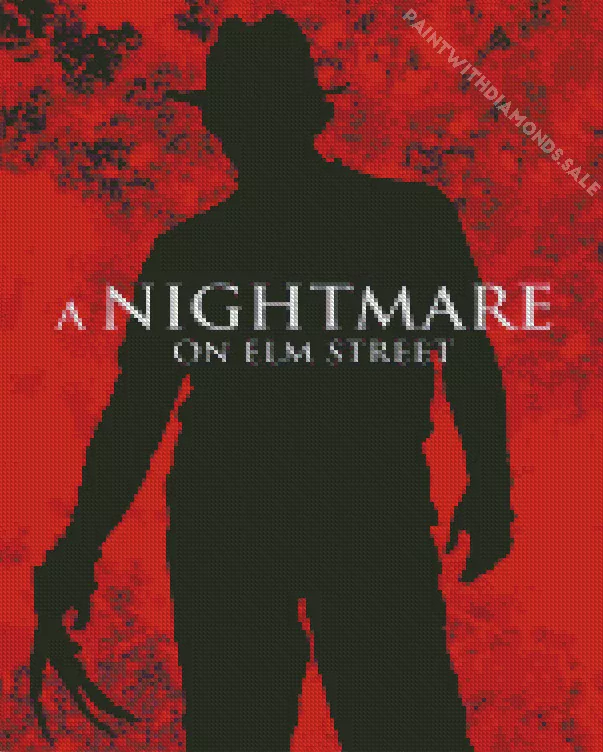 the A Nightmare on Elm Street movie Diamond With Numbers The A Nightmare On Elm Street Movie Diamond Painting