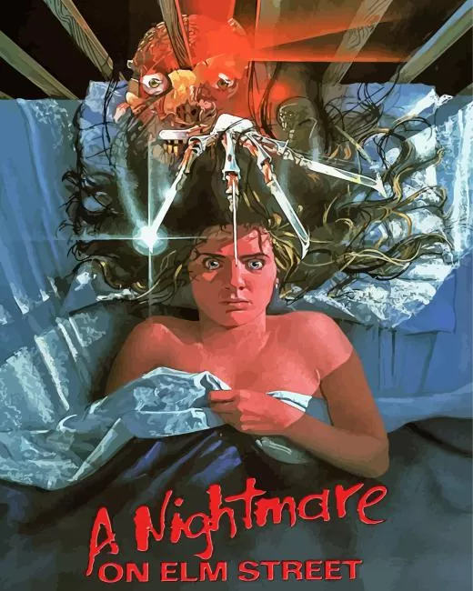 the A Nightmare on Elm Street poster Diamond By Numbers The A Nightmare On Elm Street Poster Diamond Painting