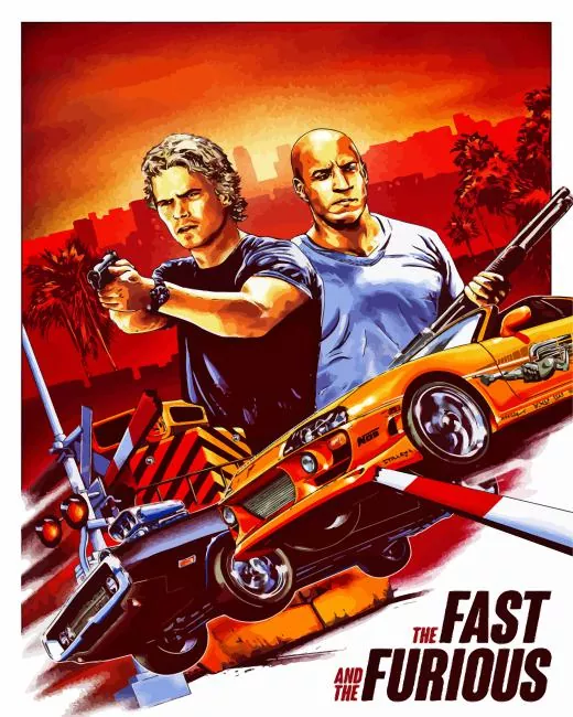 the fast and the furious poster art Diamond Dotz The Fast And The Furious Poster Art Diamond Painting