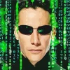 The Matrix Code Keanu Reeves Diamond Painting