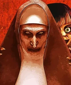 The Nun And Annabelle Diamond Painting