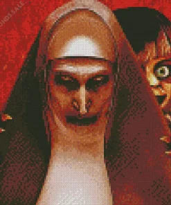 The Nun And Annabelle Diamond Painting