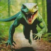 Wild Komodo Dragon Diamond Painting