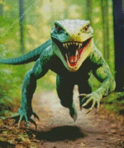 Wild Komodo Dragon Diamond Painting