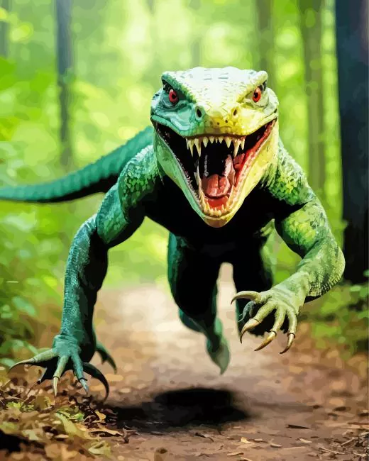 wild Komodo dragon Diamond Paintings Wild Komodo Dragon Diamond Painting