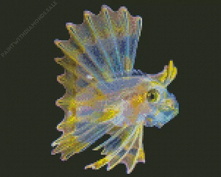 yellow Lionfish Diamond Paintings Yellow Lionfish Diamond Painting