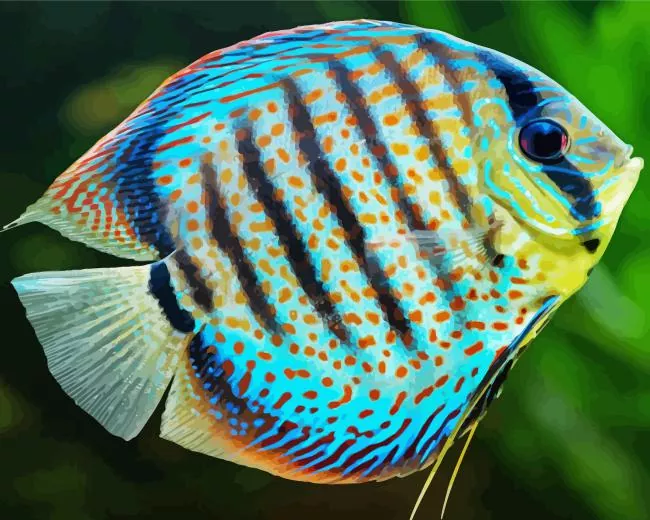 zebra Tropical Fish Diamond Paints Zebra Tropical Fish Diamond Painting