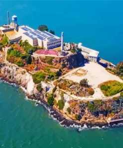 Alcatraz Island Diamond Painting