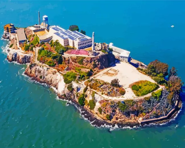 Alcatraz Island Diamond Paintings Alcatraz Island Diamond Painting