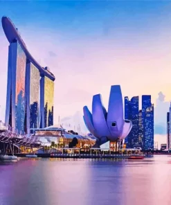 Asia Singapore City Diamond Painting