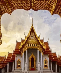 Bangkok Old Building Diamond Painting