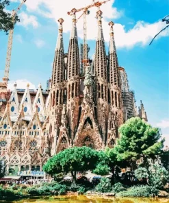 Barcelona Building Diamond Painting