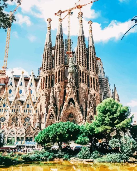 Barcelona building Diamond Paintings Barcelona Building Diamond Painting