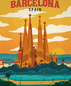 Barcelona Spain Diamond Painting