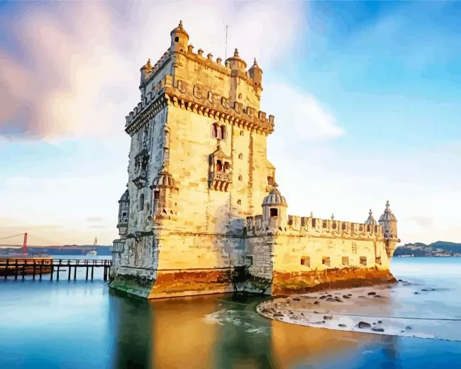 Belem Tower Diamond Paints Belem Tower Diamond Painting