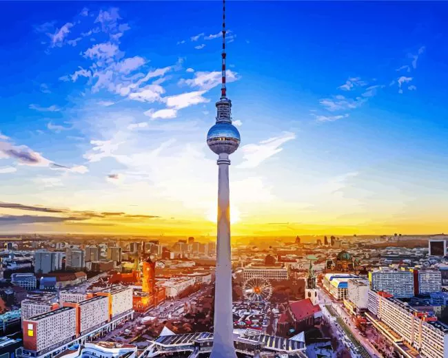 Berlin tower Diamond Paintings Berlin Tower Diamond Painting