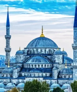 Blue Masjid Istanbul Diamond Painting