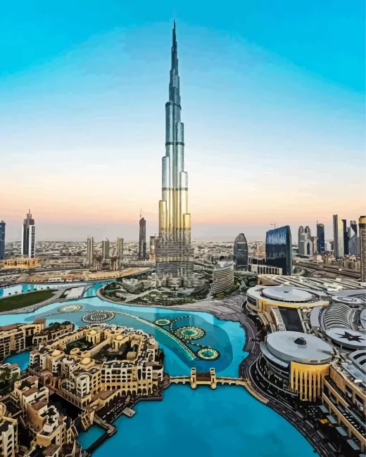 Burj Khalifa Diamond Paints Burj Khalifa Diamond Painting