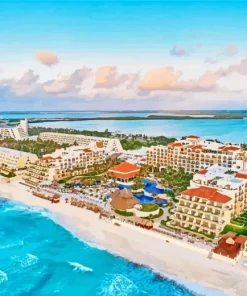 Cancun Island Diamond Painting