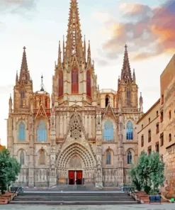 Cathedral Of Barcelona Diamond Painting