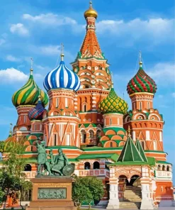 Cathedral Of St Basil The Blessed Moscow Diamond Painting