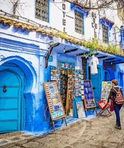 Chefchaouen Medina Diamond Painting