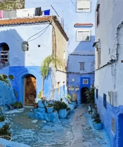 Chefchaouen Old Medina Diamond Painting
