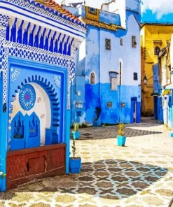 Chefchaouen City Diamond Painting