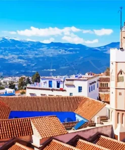 Chefchaouen Mosque Diamond Painting