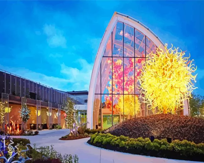 Chihuly Garden and Glass in Seattle Diamond Paints Chihuly Garden And Glass In Seattle Diamond Painting