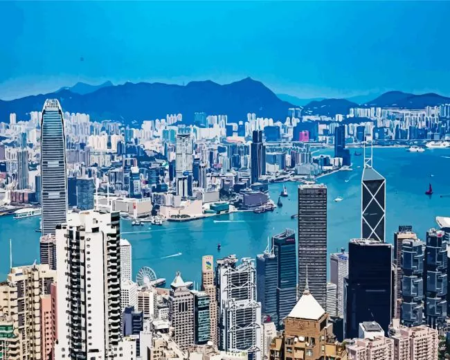 China Hong Kong Diamond By Numbers China Hong Kong Diamond Painting