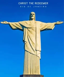 Christ The Redeemer Rio de Janeiro Poster Diamond Painting