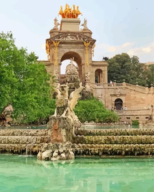 Ciutadella Park Diamond Paintings Ciutadella Park Diamond Painting