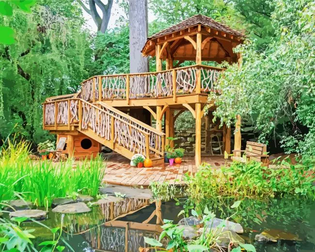 Cleveland Botanical Garden Diamond By Numbers Cleveland Botanical Garden Diamond Painting