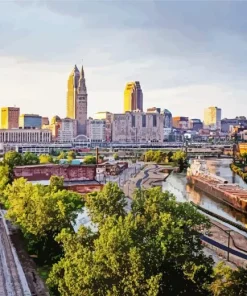 Cleveland Ohio City Diamond Painting